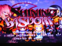 une photo d'Ã©cran de Shining Wisdom sur Sega Saturn